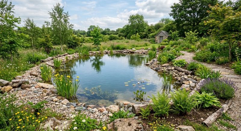 Garden Pond Installation in Ventura County, CA