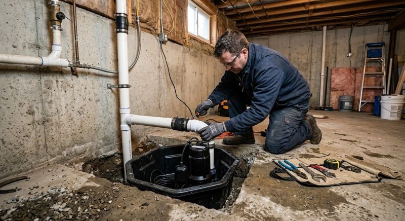 Sump Pump Plumbing in Boston, MA